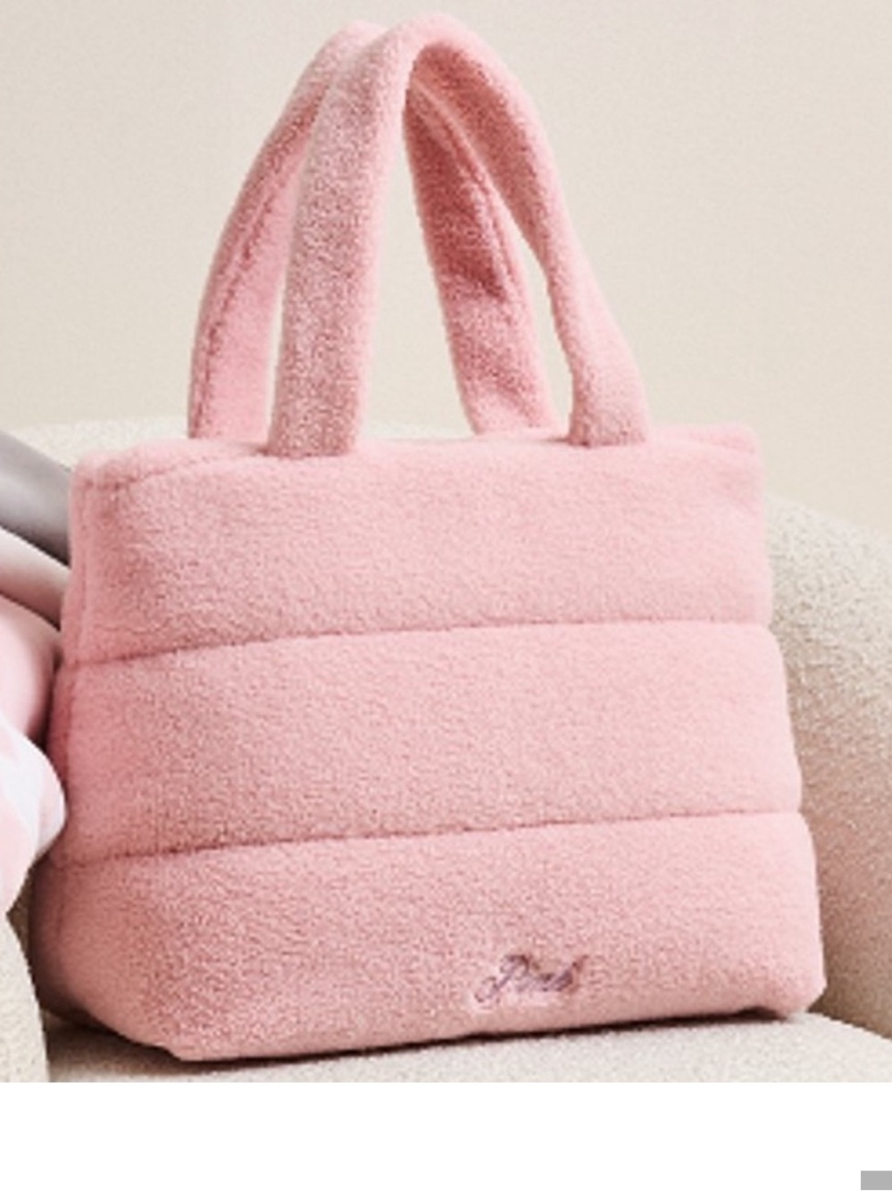 Victoria’s Secret Pink Sherpa Tote Bag - Women